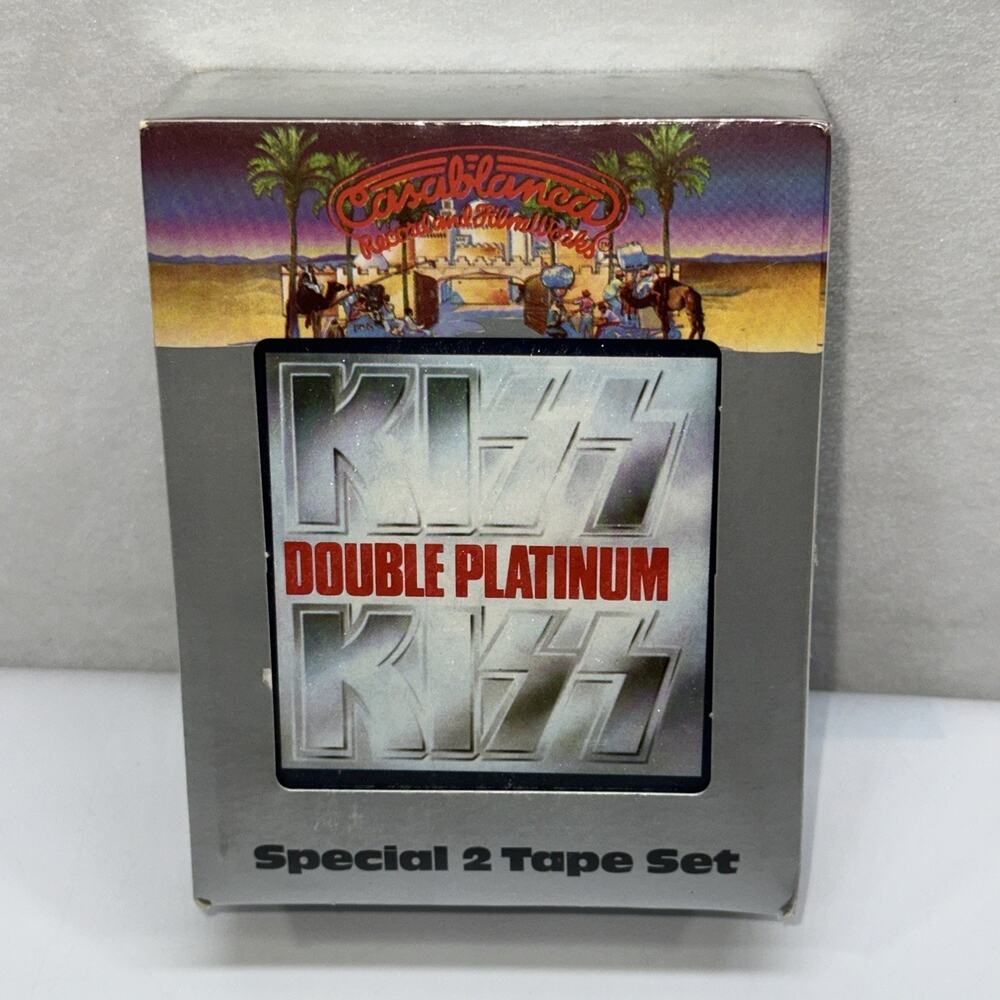 Kiss Double Platinum 8 Track Sealed Casablanca NBL-87100 Vol. I & II